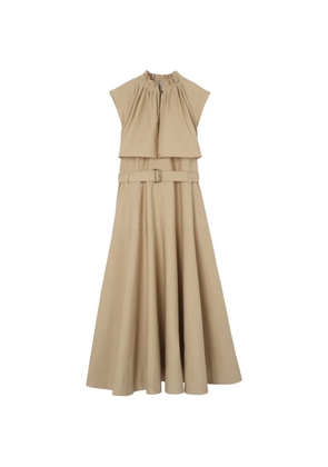 Burberry cotton poplin midi dress - Neutrals