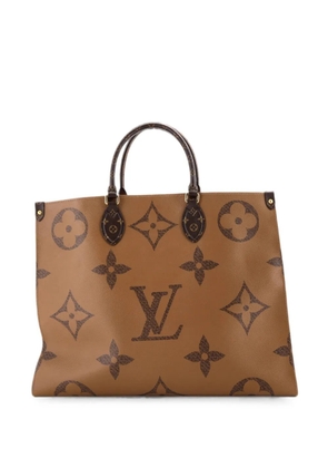 Louis Vuitton Pre-Owned OnTheGo Reverse Monogram Giant GM tote bag - Brown
