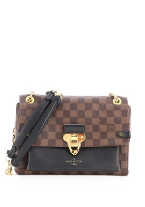 Louis Vuitton Pre-Owned Vavin Handbag Damier with Leather PM crossbody bag - Black
