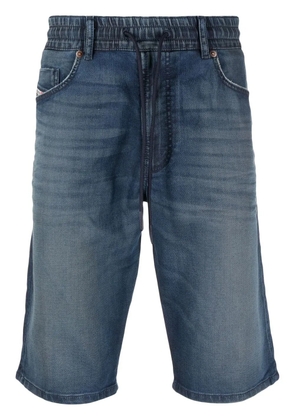 Diesel D-Krooley drawstring-waist denim shorts - Blue