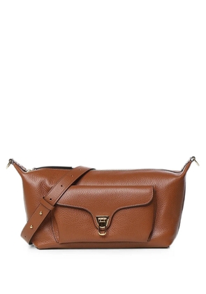 Coccinelle medium grainy leather shoulder bag - Brown