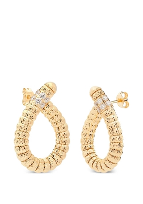 Officina Bernardi Enigma S diamond drop earrings - Gold