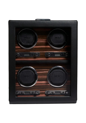 WOLF Roadster 4 Piece Watch Winder - Black