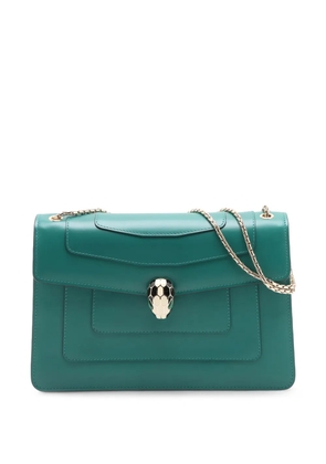 Bvlgari Pre-Owned 2010-2026 Medium Calfskin Serpenti Forever shoulder bag - Green