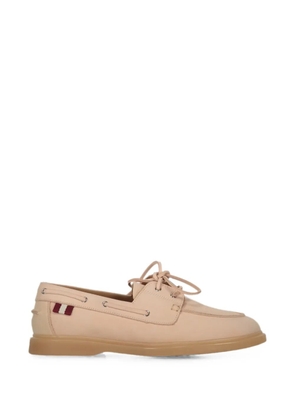 Bally lace-up leather loafers - Neutrals