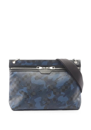 Louis Vuitton Pre-Owned 2016 Damier Cobalt camouflage-print messenger bag - Blue