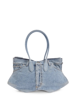 Alexander McQueen Manta Bag manta denim shoulder bag - Blue