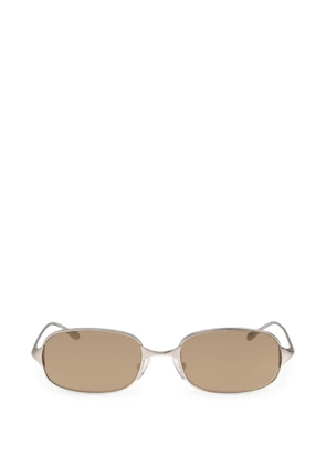 Alexander McQueen rectangle-frame sunglasses - Silver