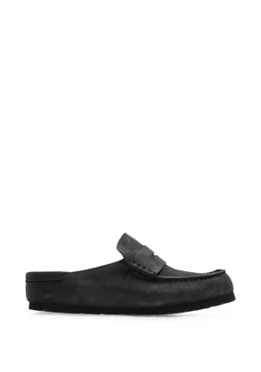 Birkenstock Naples double-stitch leather shoes - Grey