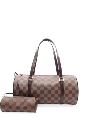 Louis Vuitton Pre-Owned 2005 30 Papillon Damier Ébène holdall bag - Brown