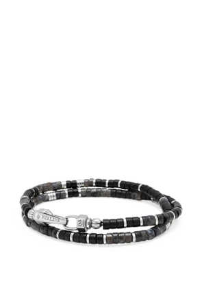 Nialaya Jewelry beaded wrap bracelets - Silver