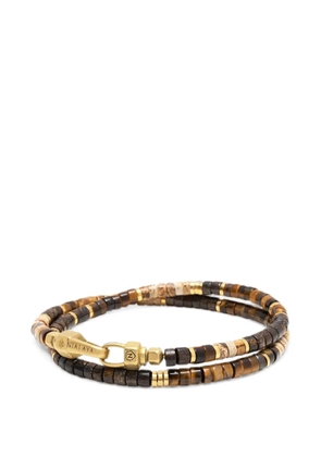 Nialaya Jewelry beaded double-wrap bracelets - Gold