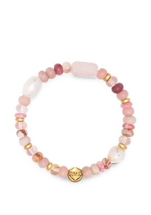 Nialaya Jewelry pearl-embellished bracelet - Pink