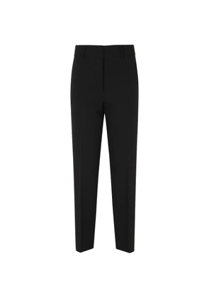 Seventy pressed-crease belt-loop trousers - Black