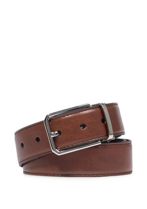 The Bridge reversible leather belt - Brown