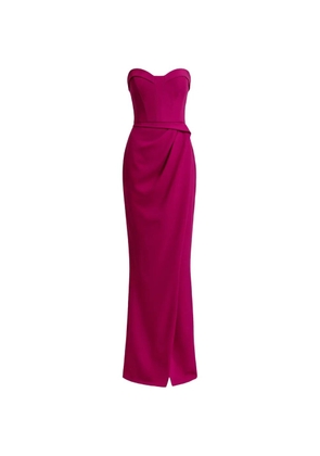 Gemy Maalouf strapless draped gown - Pink