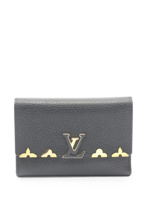 Louis Vuitton Pre-Owned 2020 Capucines trifold wallet - Black