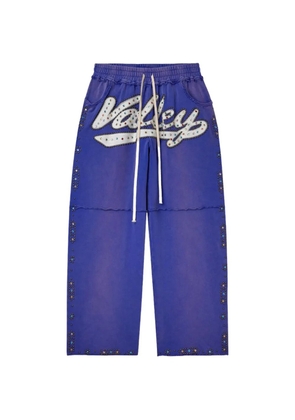 Vale Skittle crystal-embellished track pants - Purple