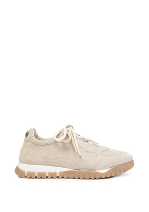 Peserico panelled suede sneakers - Neutrals