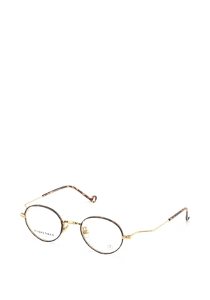 Eyepetizer Lion round-frame glasses - Gold