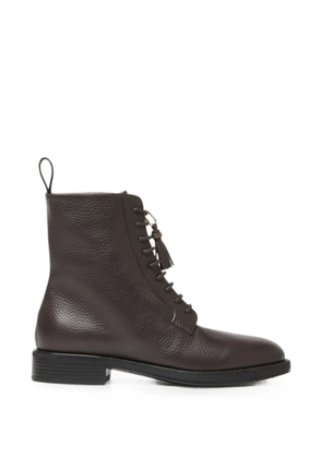Fabiana Filippi tassel-detail lace-up boots - Brown