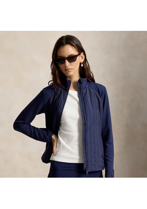Hybrid Full-Zip Mockneck