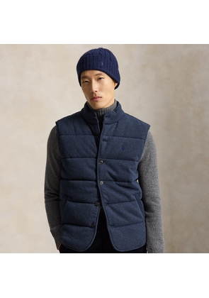 Houndstooth Estate-Rib Waistcoat