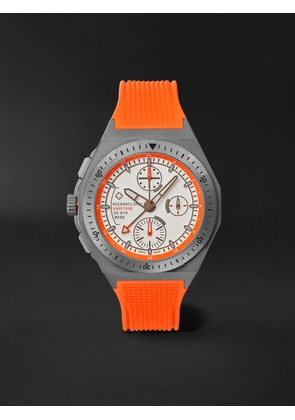 MICROMILSPEC - Black Badger Automatic Chronograph GMT 42mm Titanium and Rubber Watch, Ref. No. MIC_262 - Men - White