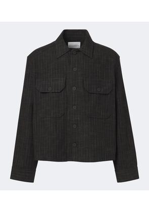 Studio Nicholson Kelver striped cotton and wool-blend jacket