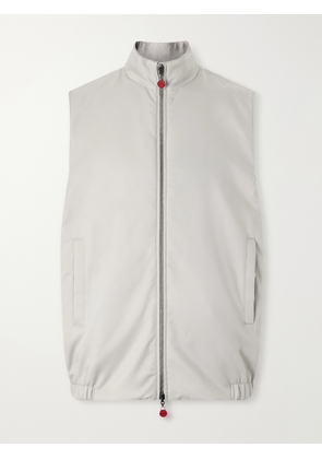 Kiton - Reversible Shell Gilet - Men - Neutrals - IT 46