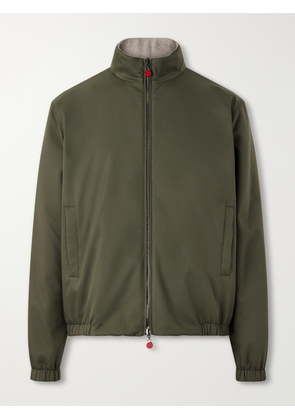 Kiton - Reversible Shell Bomber Jacket - Men - Green - IT 46