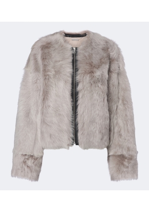 Nour Hammour Dianne shearling jacket