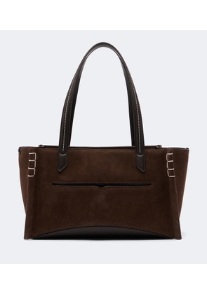 JW Anderson Loafer Cabas suede tote bag