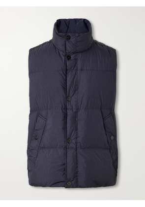 Stone Island - Garment-Dyed Quilted Shell Gilet - Men - Blue - S