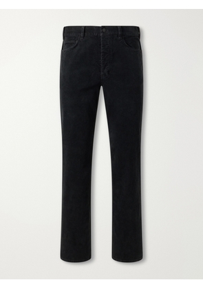 Nili Lotan - Billie Straight-Leg Cotton-Blend Corduroy Trousers - Men - Gray - UK/US 30