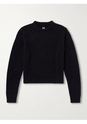 Rick Owens - Alpaca Wool-Blend Crewneck Sweater - Men - Black - XS
