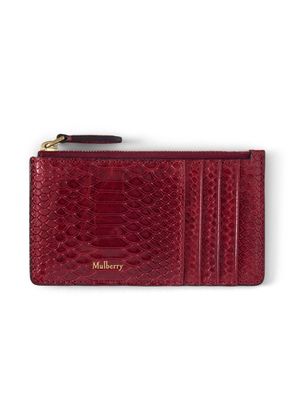 Mulberry Women's Continental Long Zipped Card Holder Apple Red