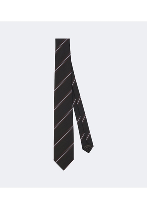 Brioni Striped silk jacquard tie