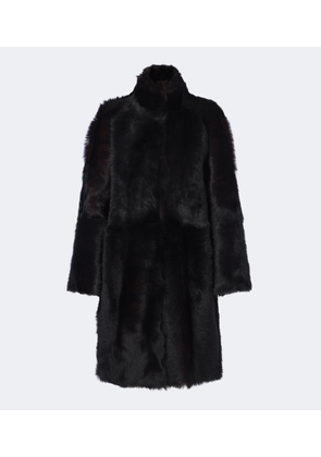 Nour Hammour Blaise shearling coat