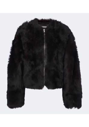 Nour Hammour Dianne shearling jacket