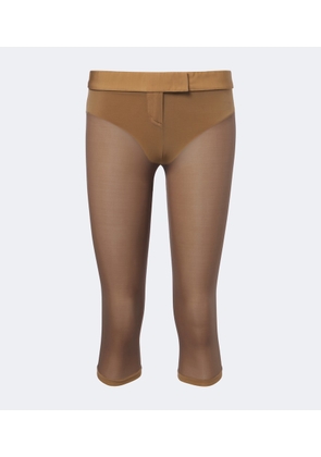 Magda Butrym Semi-sheer capri pants