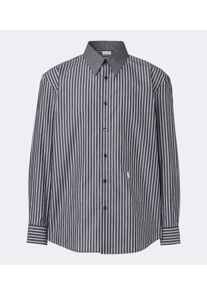 Saint Laurent Striped cotton poplin shirt