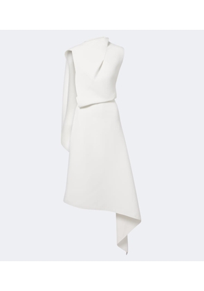 Maticevski Prosper asymmetric draped midi dress