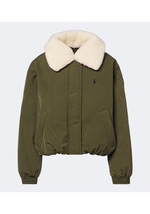 Polo Ralph Lauren Teddy-trimmed technical down jacket