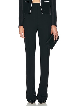 TOM FORD High Waist Tailored Tuxedo Straight Pant in Black - Black. Size 36 (also in ).