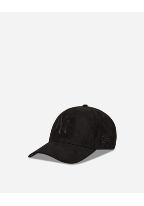 New York Yankees Faux Suede 9FORTY E-Frame Cap Black