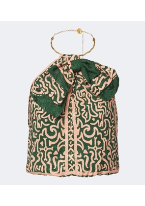 Johanna Ortiz Printed halterneck top