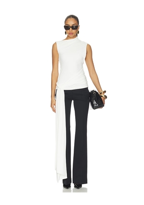 Bardot Jordan Longline Tie Top in White. Size 10. Also in 12, 2, 4, 6, 8.