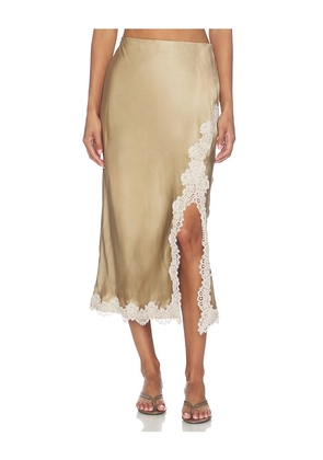 CAMI NYC Teagan Skirt in Tan. Size M. Also in XXS, XS, S, L, XL.