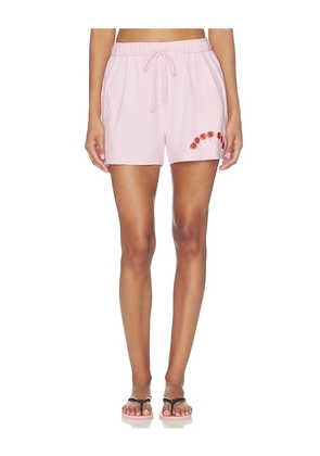 Boys Lie Dating Certified Basic Short in Pink. Size L. Also in XS, S, M.